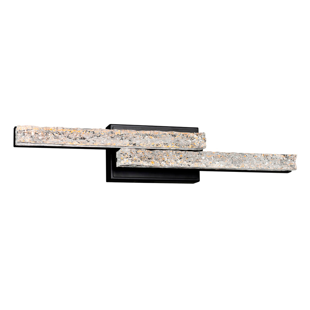 Integrated Led Black Vanity Light by CWI Lighting