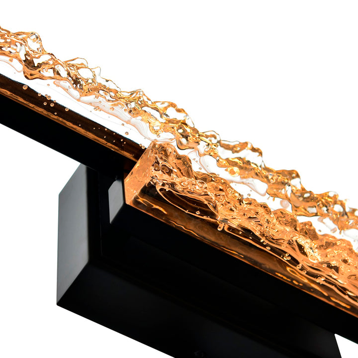 Integrated Led Black Vanity Light