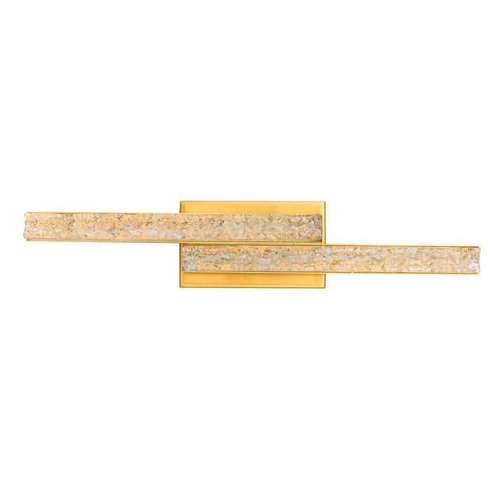 Integrated Led Brass Vanity Light by CWI Lighting