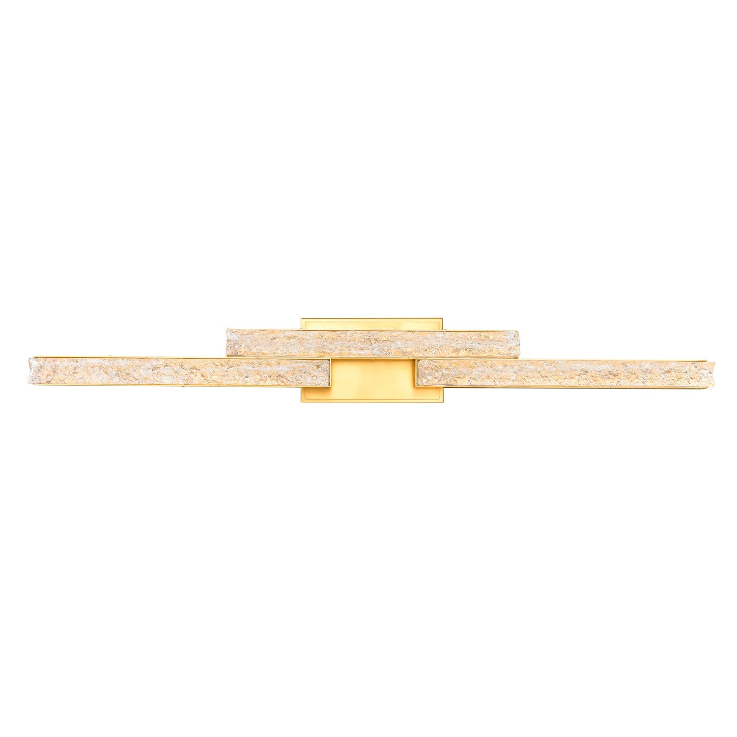 Integrated Led Brass Vanity Light by CWI Lighting