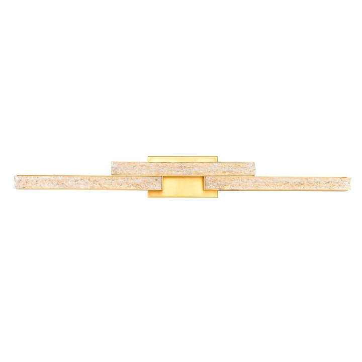 Integrated Led Brass Vanity Light by CWI Lighting