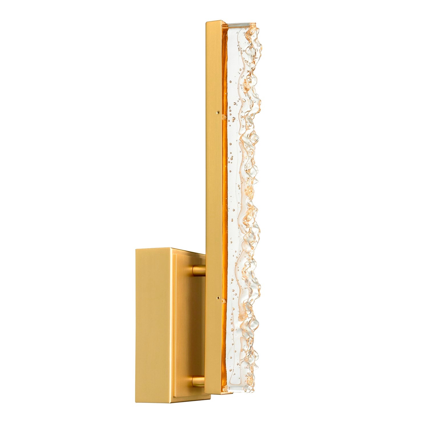 Integrated Led Brass Wall Light by CWI Lighting