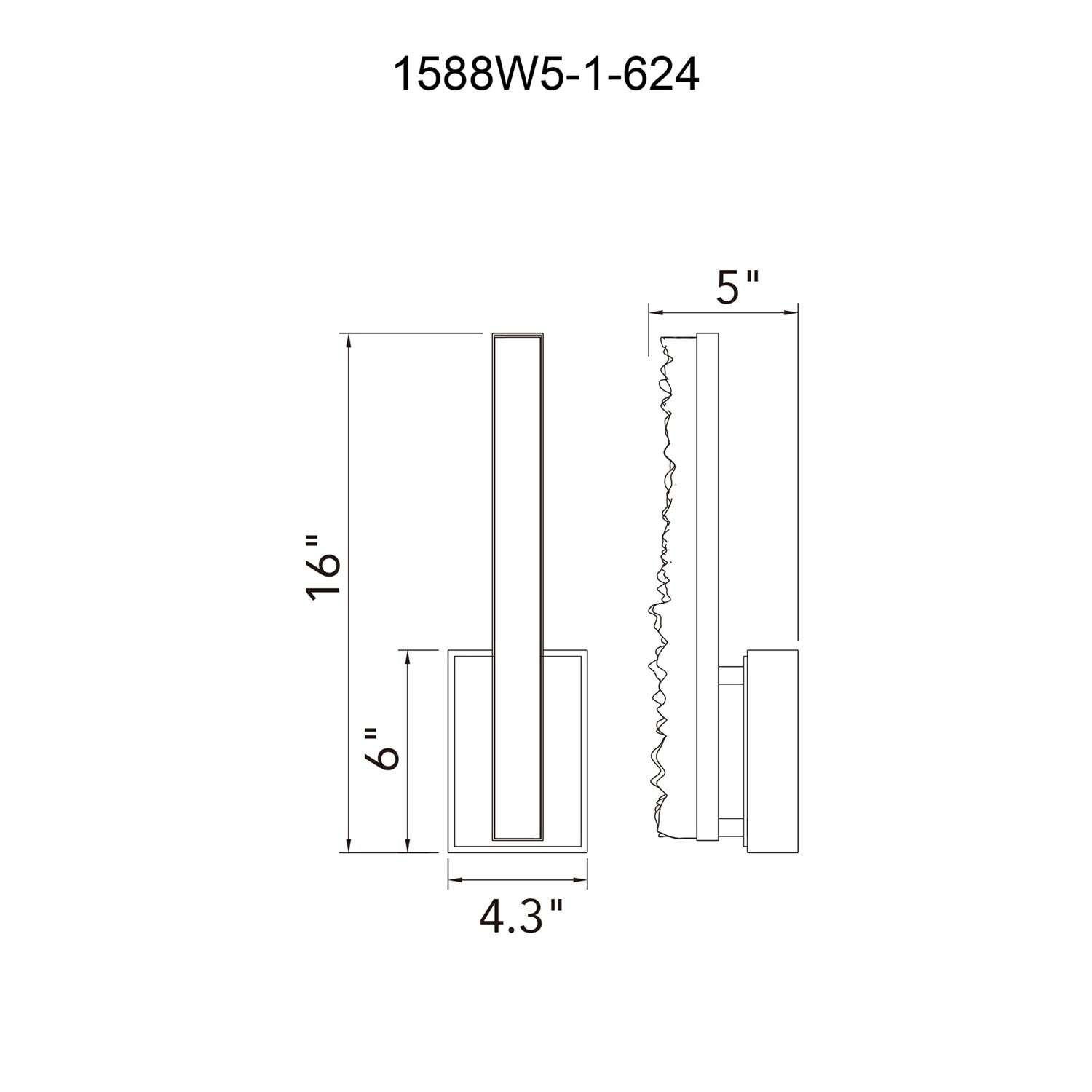 Integrated Led Brass Wall Light