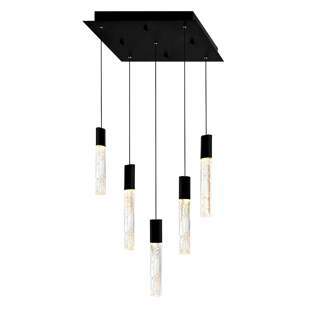 Integrated Led Black Mini Pendant by CWI Lighting