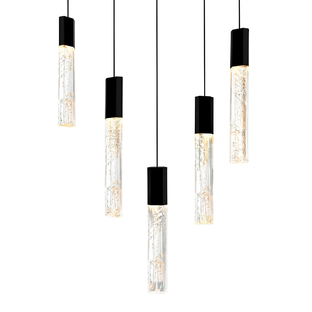 Integrated Led Black Mini Pendant