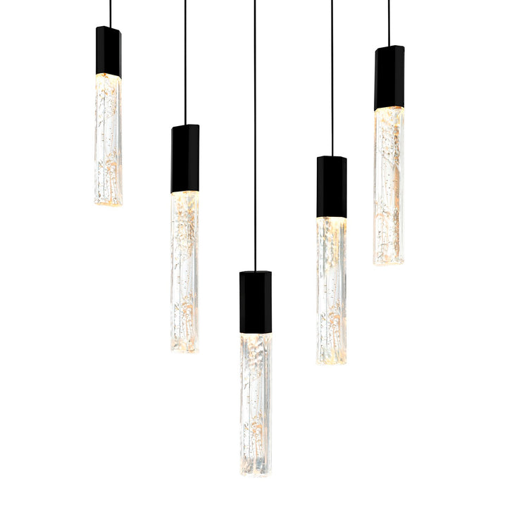 Integrated Led Black Mini Pendant