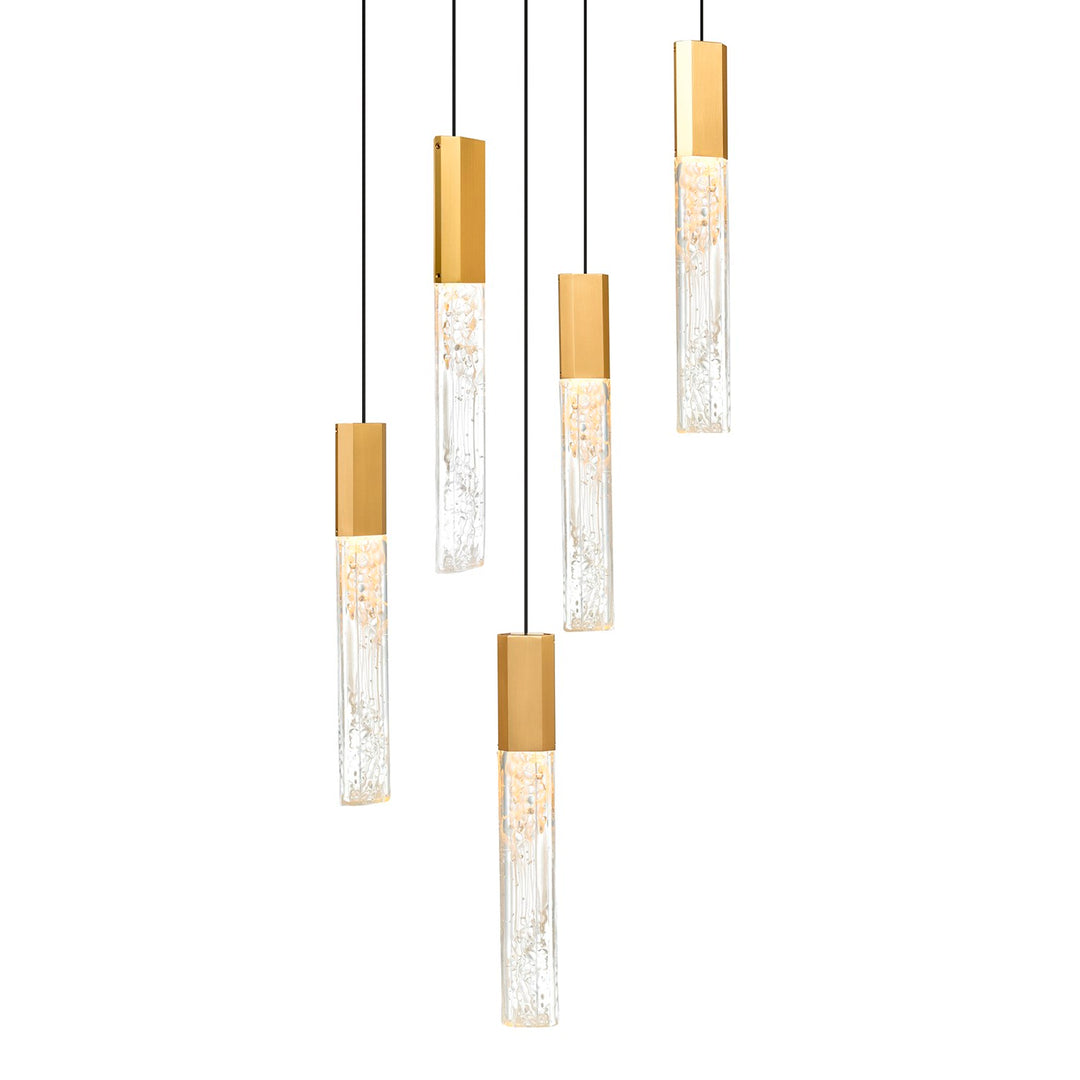 Integrated Led Brass Mini Pendant