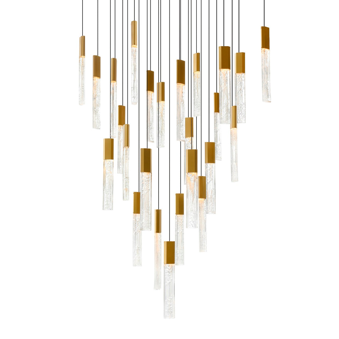 Integrated Led Brass Chandelier