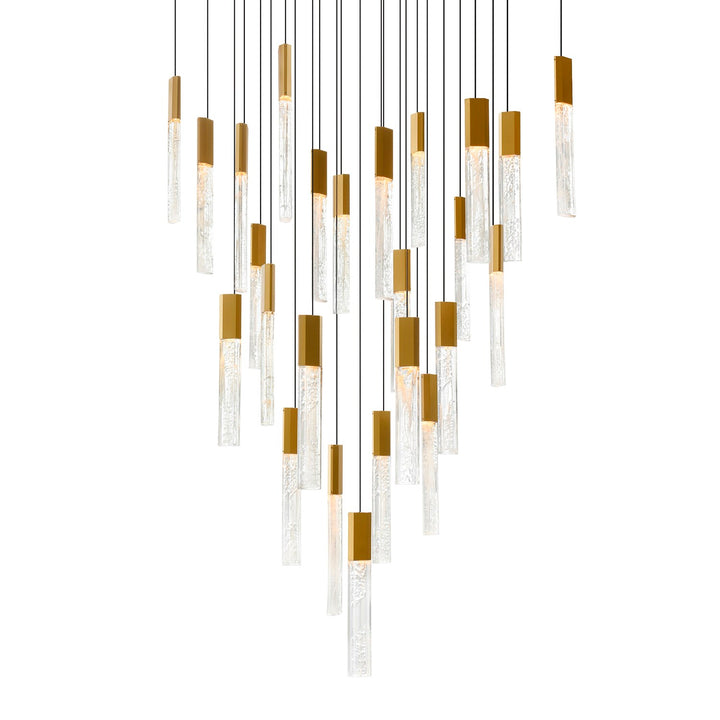 Integrated Led Brass Chandelier