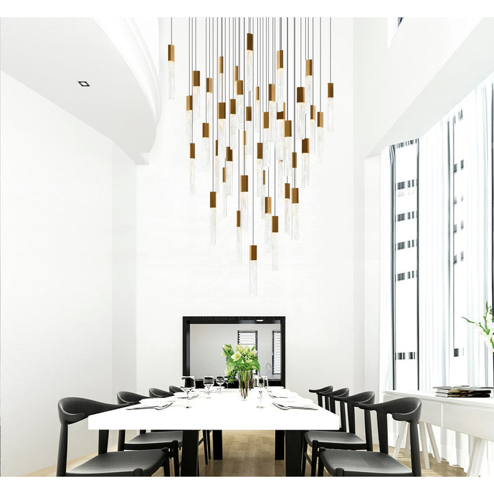 Integrated Led Brass Chandelier