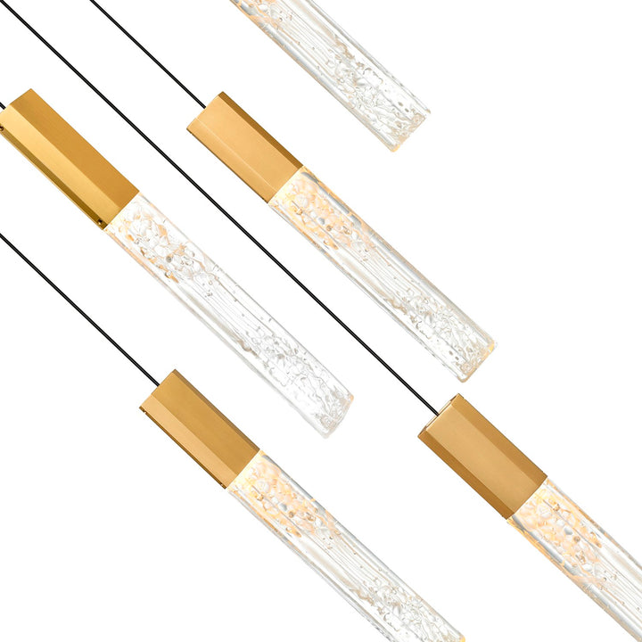 Integrated Led Brass Chandelier
