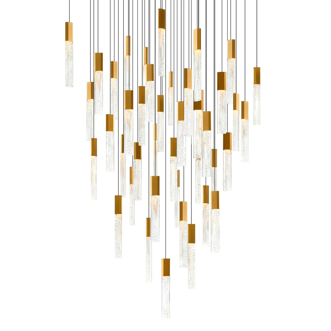 Integrated Led Brass Chandelier