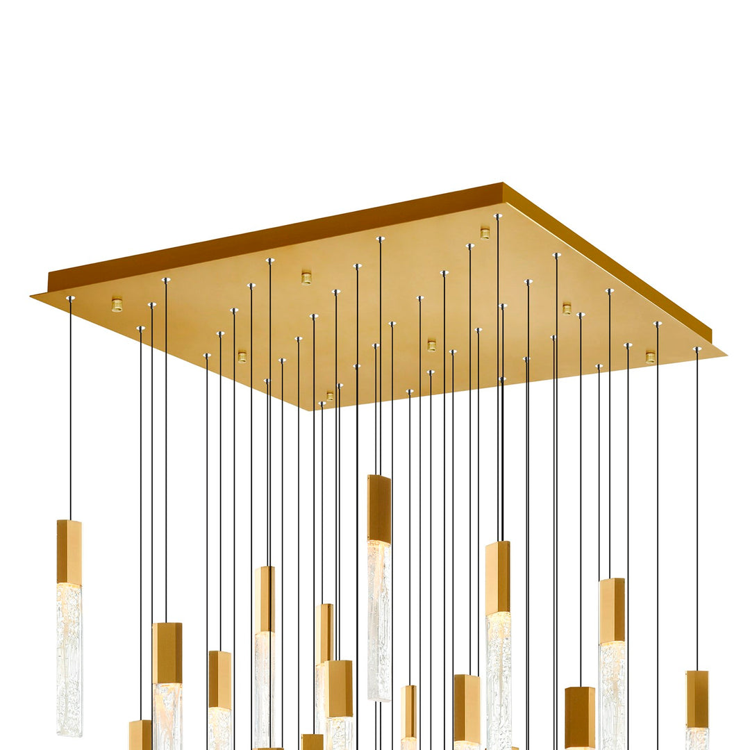 Integrated Led Brass Chandelier