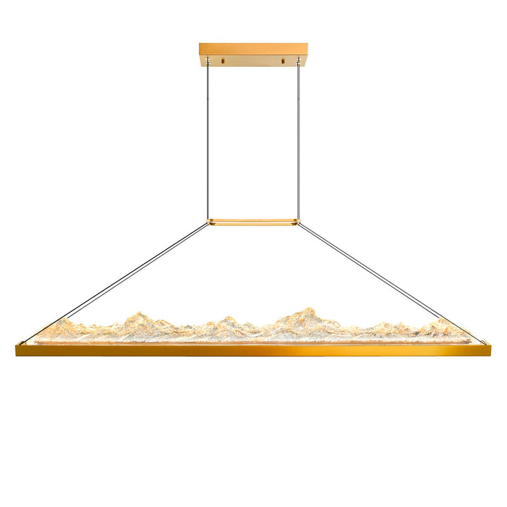 Integrated Led Brass Chandelier