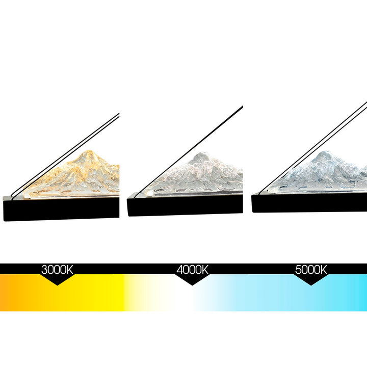 Integrated Led Black Chandelier