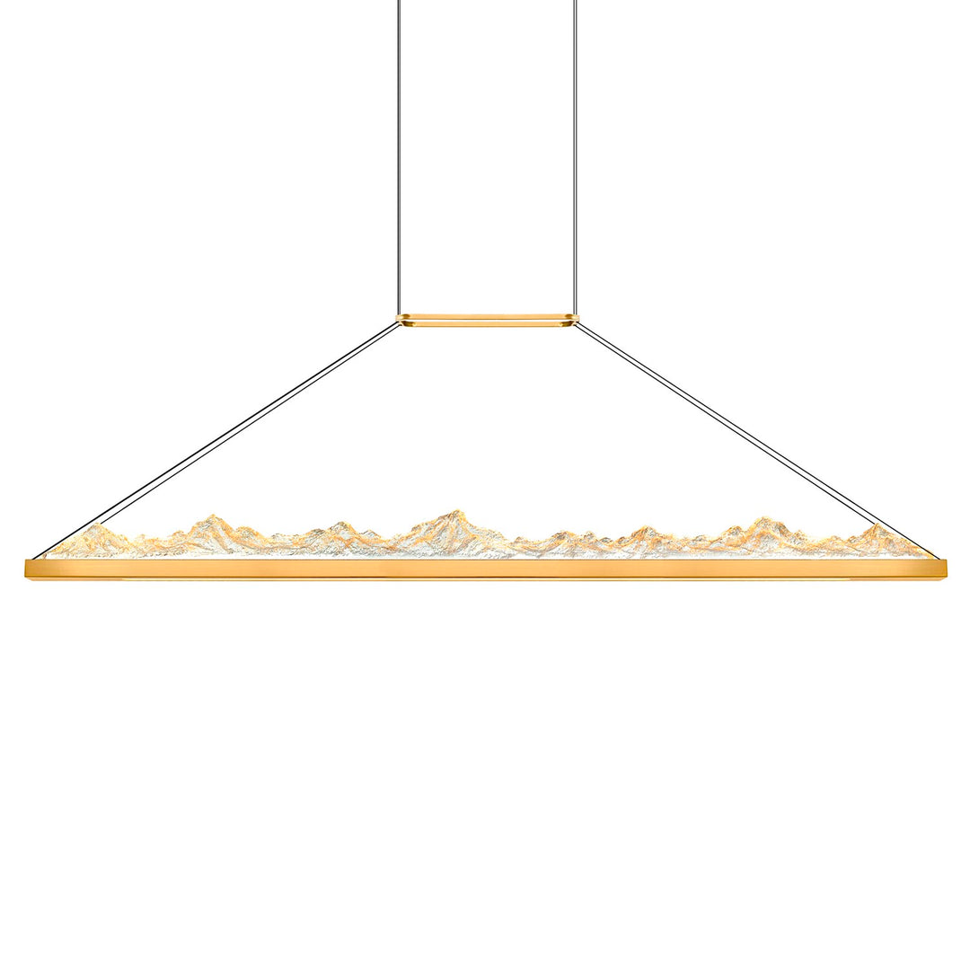 Integrated Led Brass Chandelier