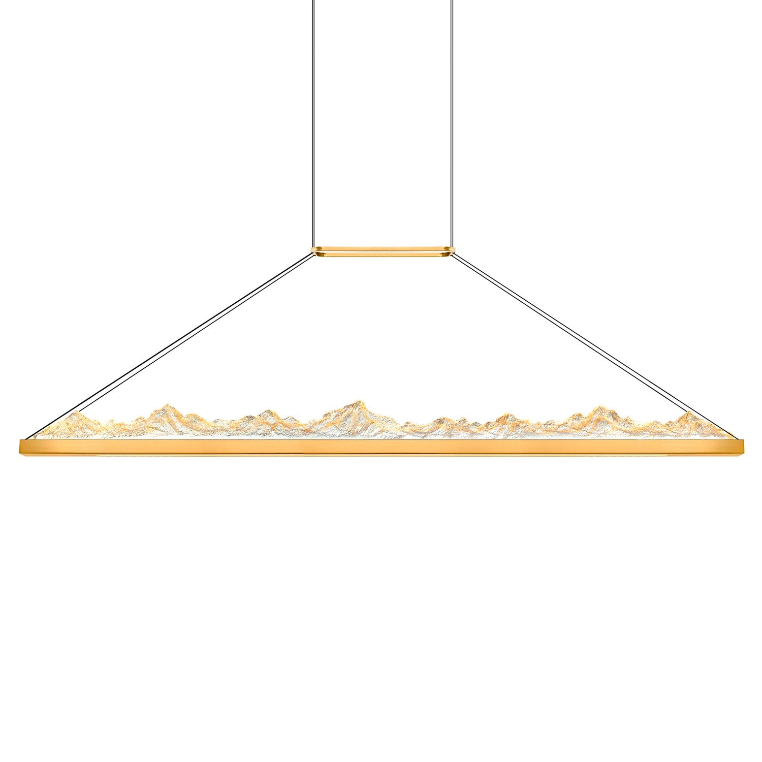 Integrated Led Brass Chandelier