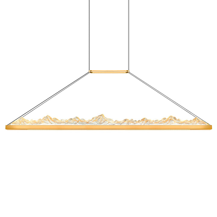 Integrated Led Brass Chandelier
