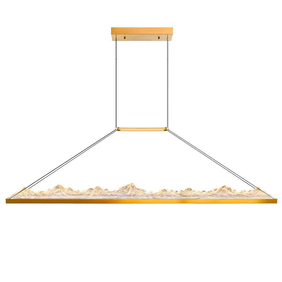 Integrated Led Brass Chandelier