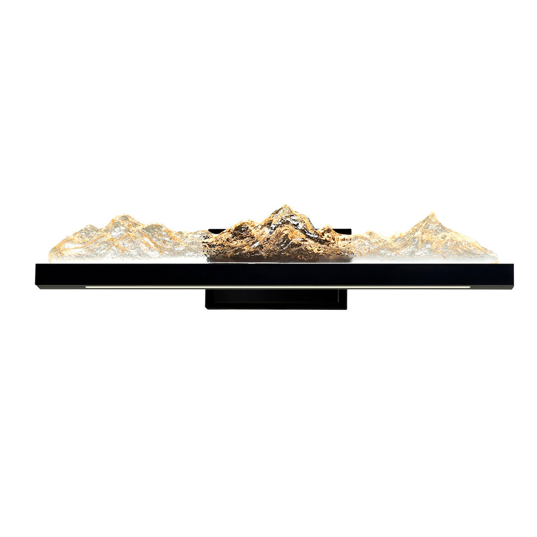 Integrated Led Black Vanity Light by CWI Lighting
