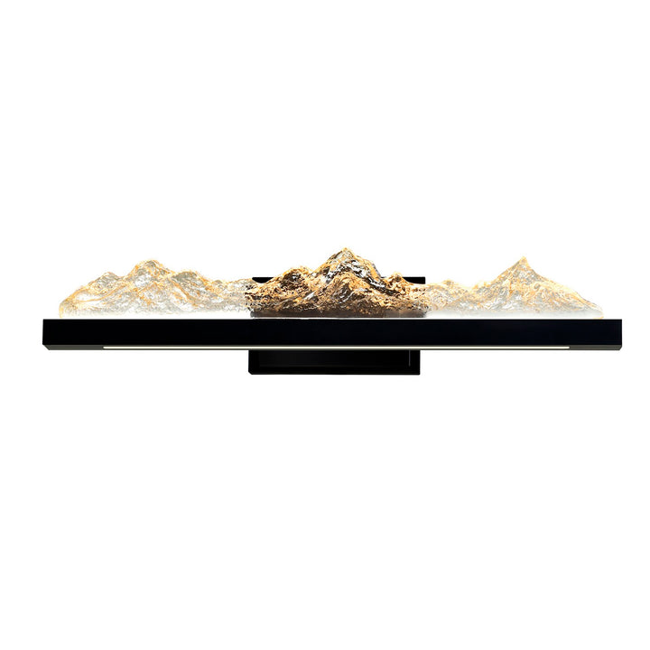 Integrated Led Black Vanity Light by CWI Lighting