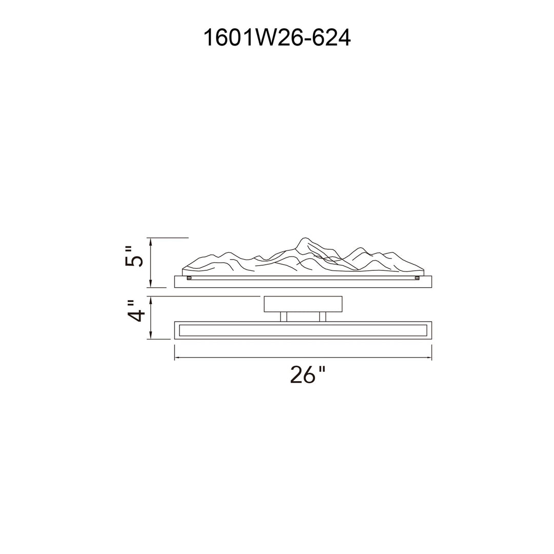 Integrated Led Brass Vanity Light