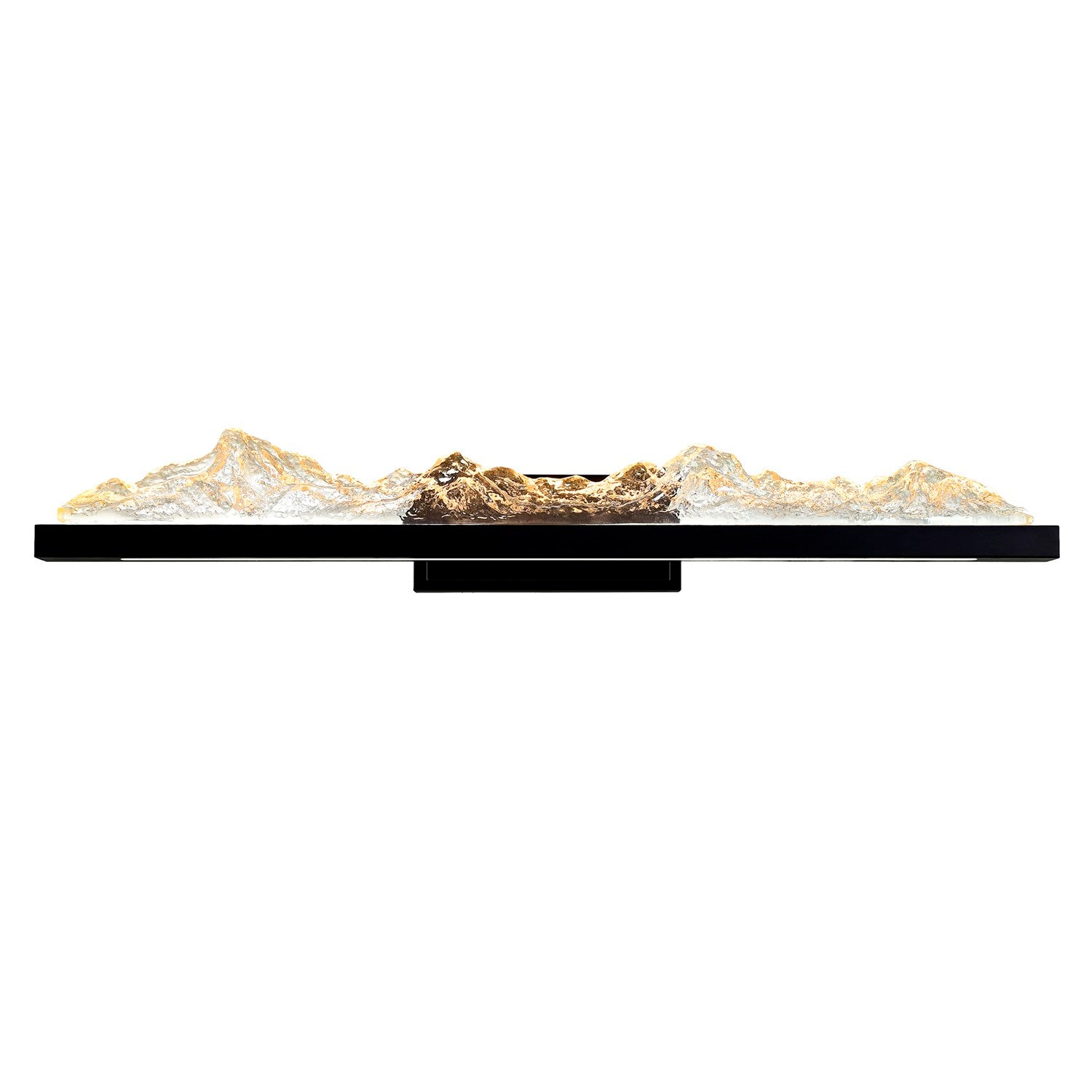 Integrated Led Black Vanity Light by CWI Lighting
