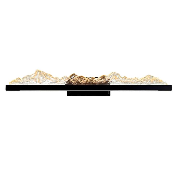 Integrated Led Black Vanity Light by CWI Lighting