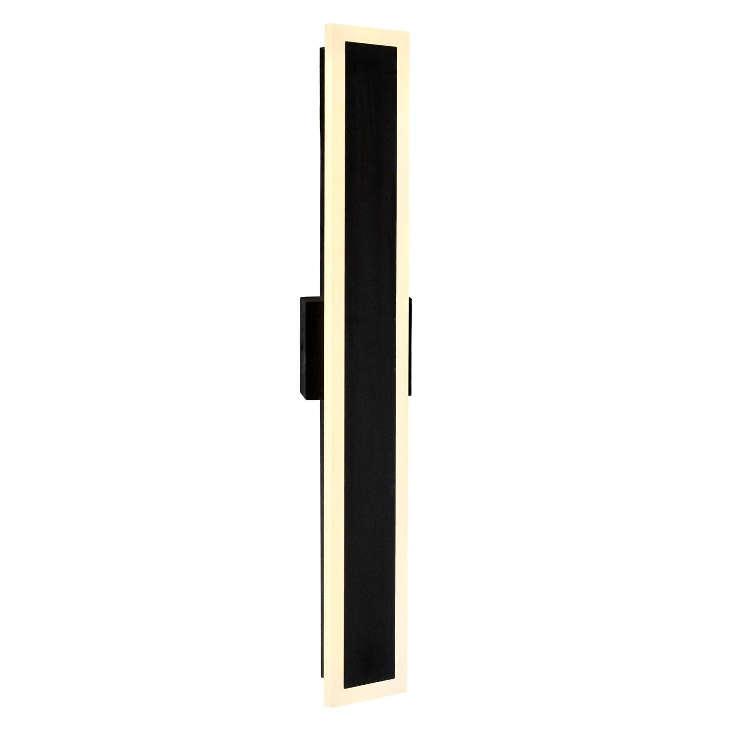 Led Integrated Black Outdoor Wall Light by CWI Lighting