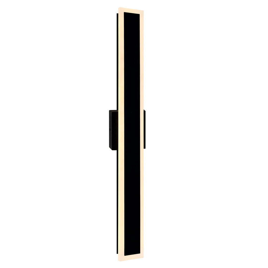Led Integrated Black Outdoor Wall Light by CWI Lighting
