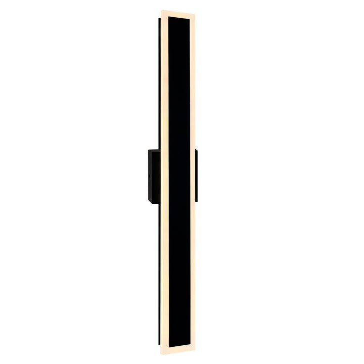 Led Integrated Black Outdoor Wall Light by CWI Lighting