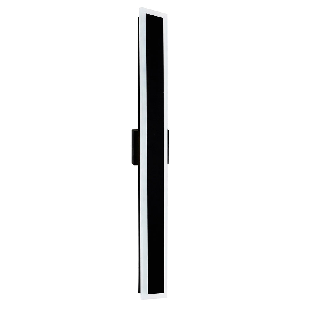 Led Integrated Black Outdoor Wall Light