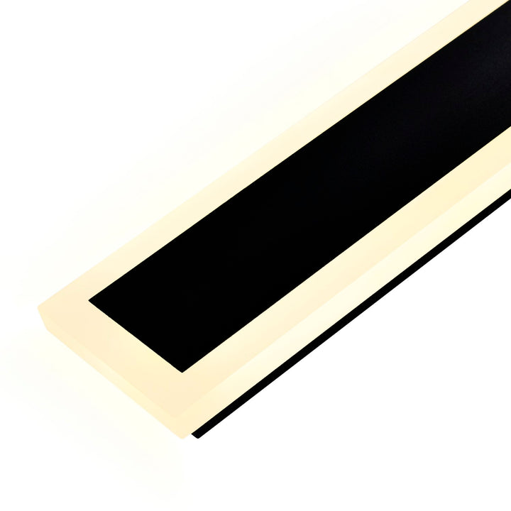 Led Integrated Black Outdoor Wall Light