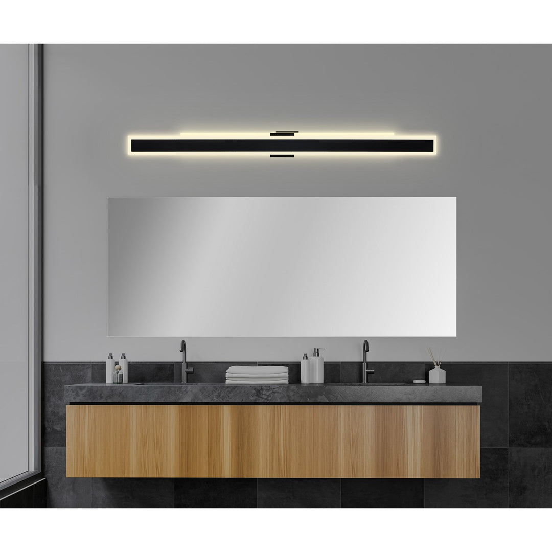Led Integrated Black Outdoor Wall Light