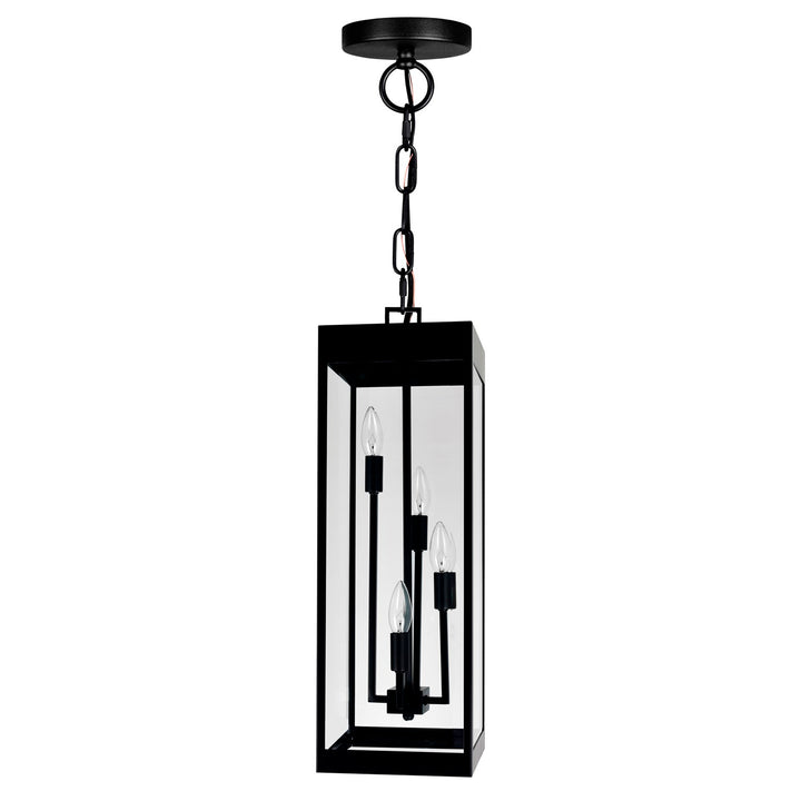 4 Light Black Outdoor Ceiling Light