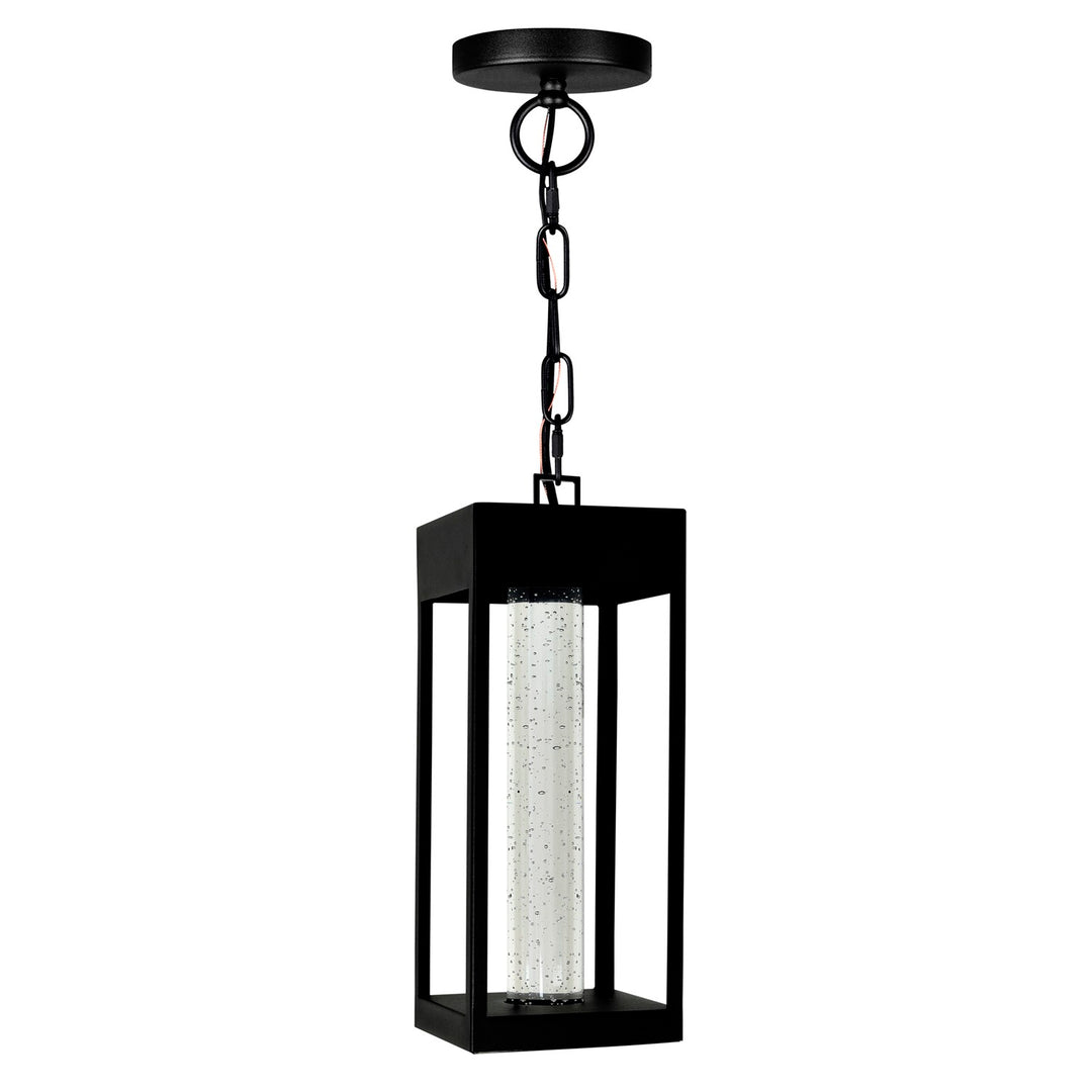 Led Integrated Black Outdoor Ceiling Light