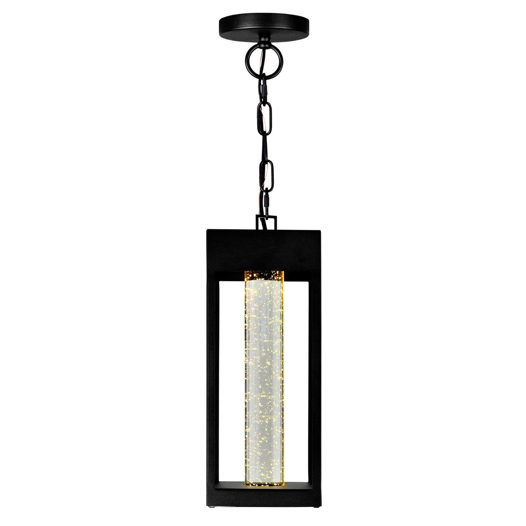 Led Integrated Black Outdoor Ceiling Light