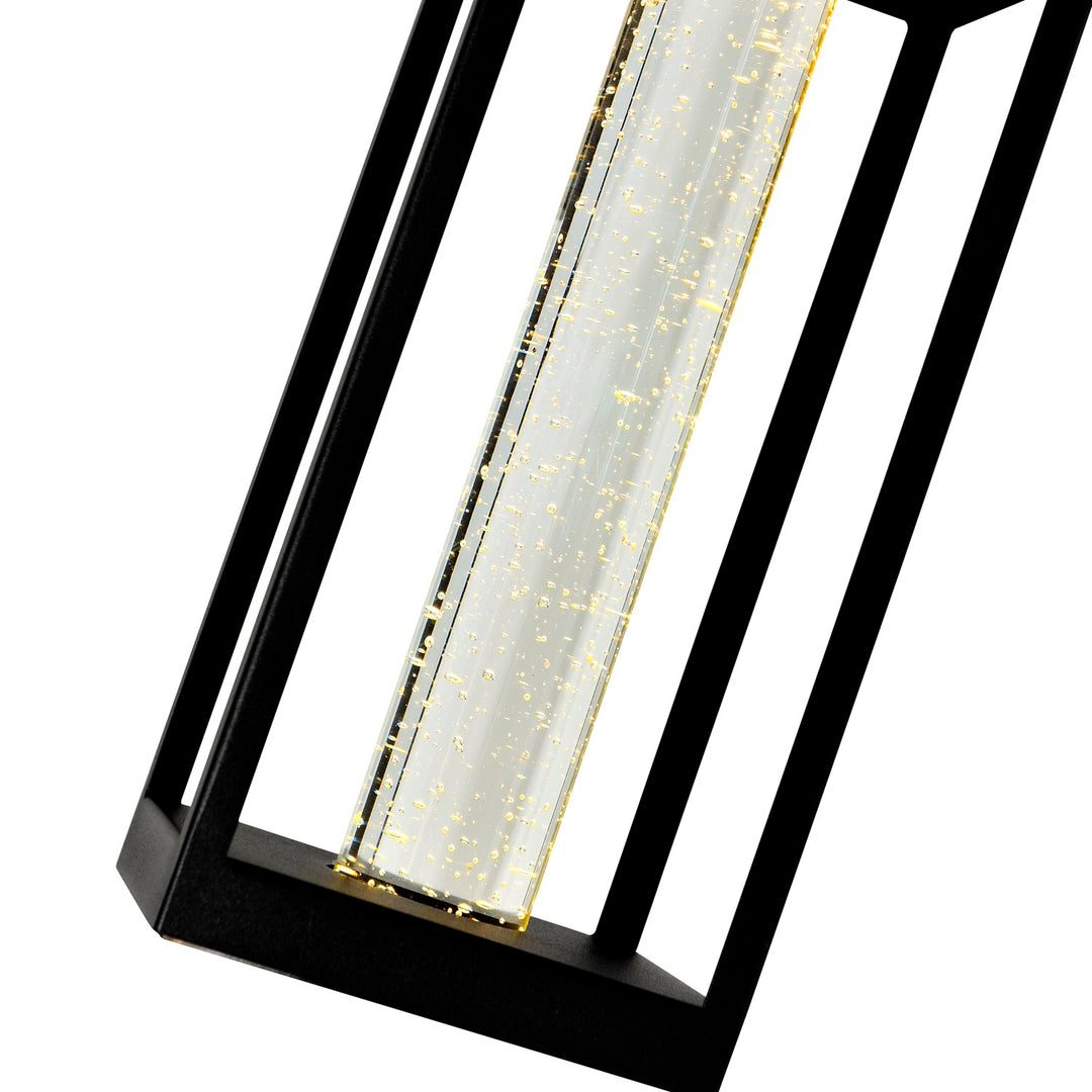 Led Integrated Black Outdoor Lantern Head