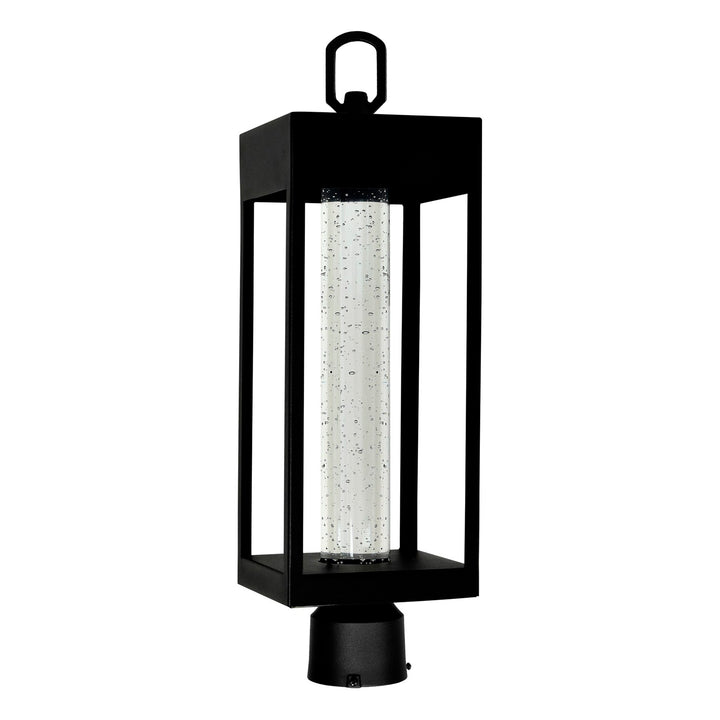 Led Integrated Black Outdoor Lantern Head