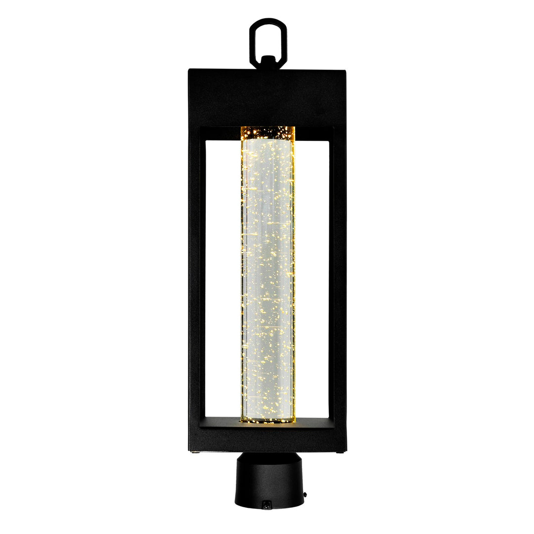 Led Integrated Black Outdoor Lantern Head