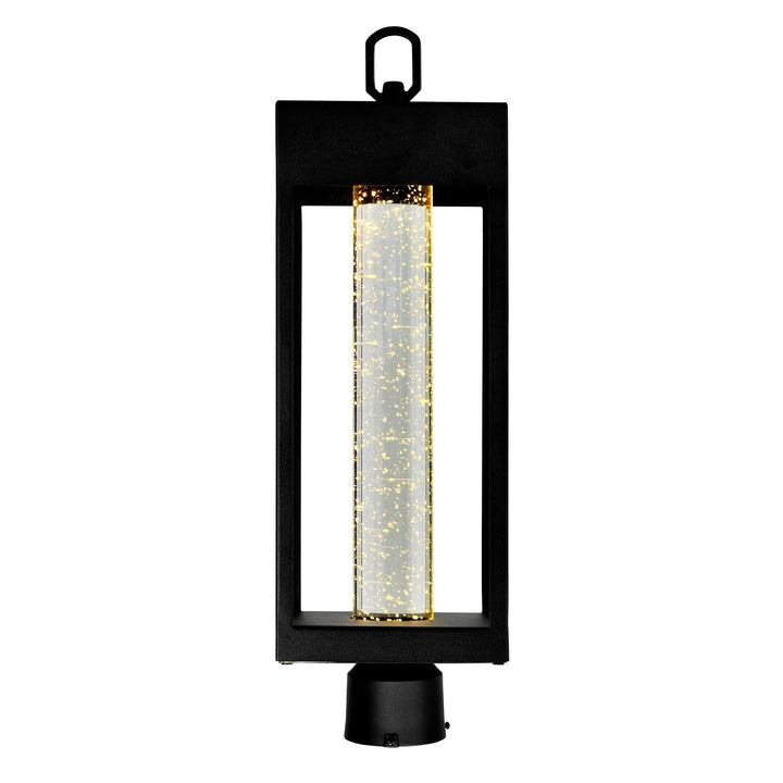 Led Integrated Black Outdoor Lantern Head