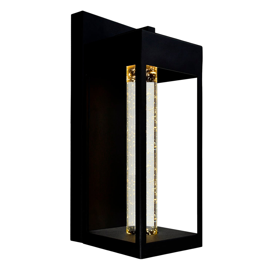 Led Integrated Black Outdoor Wall Light