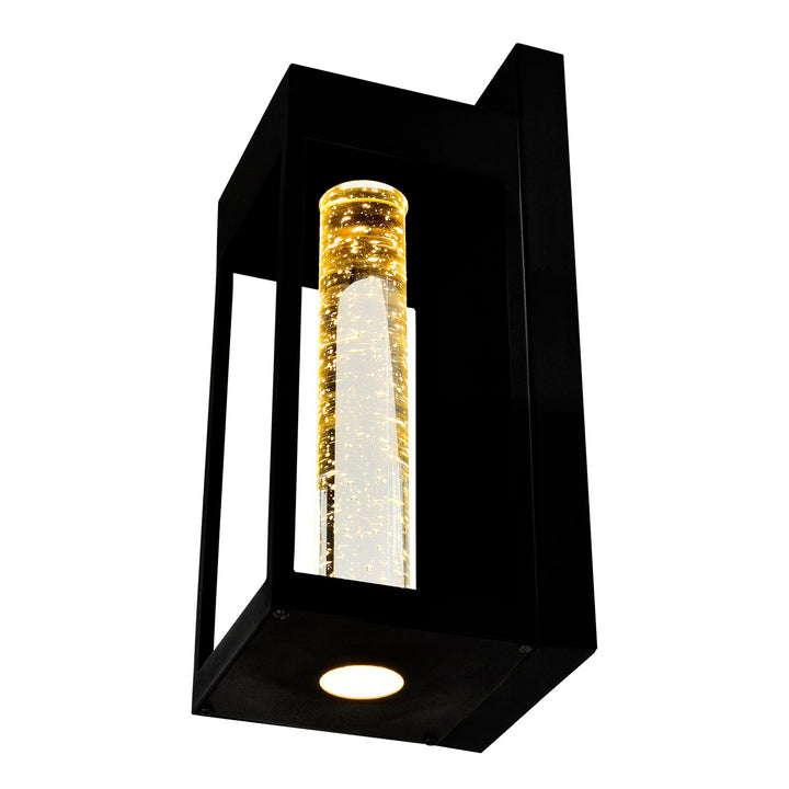 Led Integrated Black Outdoor Wall Light