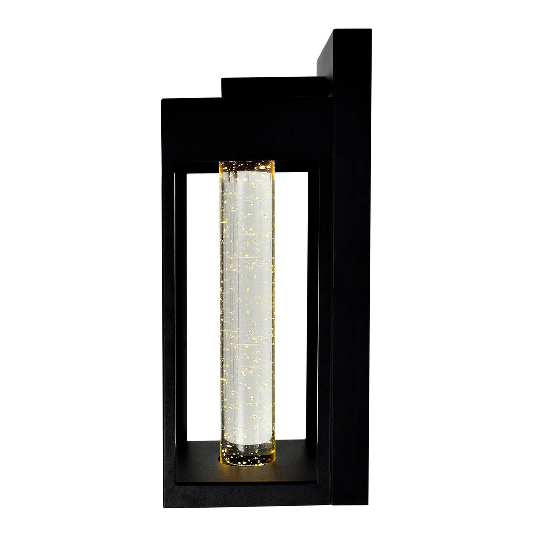 Led Integrated Black Outdoor Wall Light