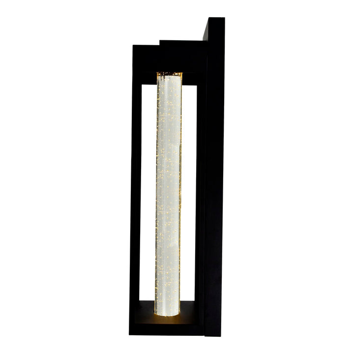 Led Integrated Black Outdoor Wall Light by CWI Lighting