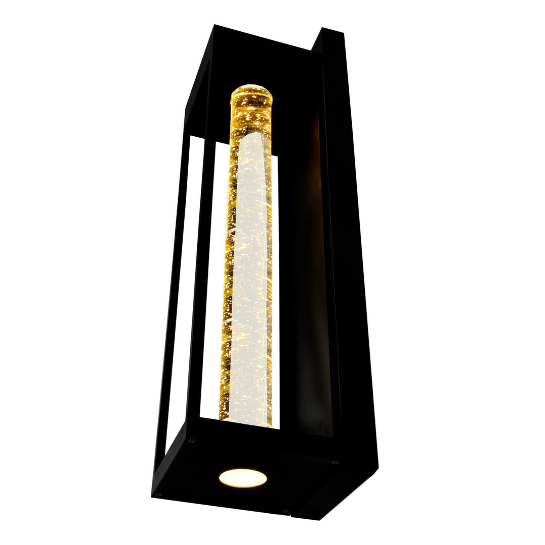 Led Integrated Black Outdoor Wall Light