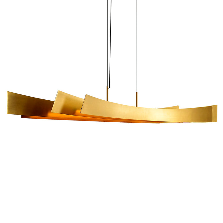 Integrated Led Brass Chandelier