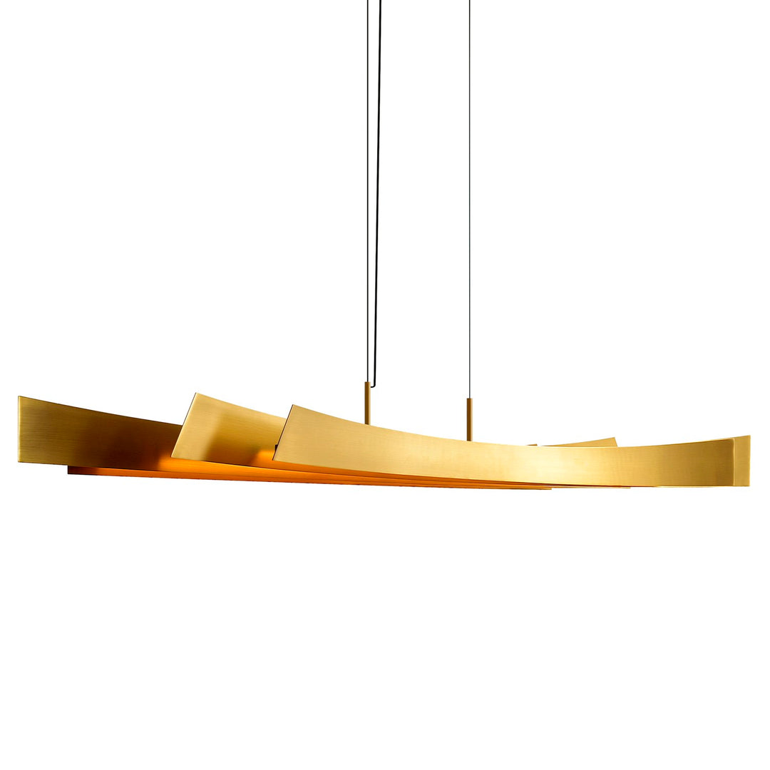 Integrated Led Brass Chandelier