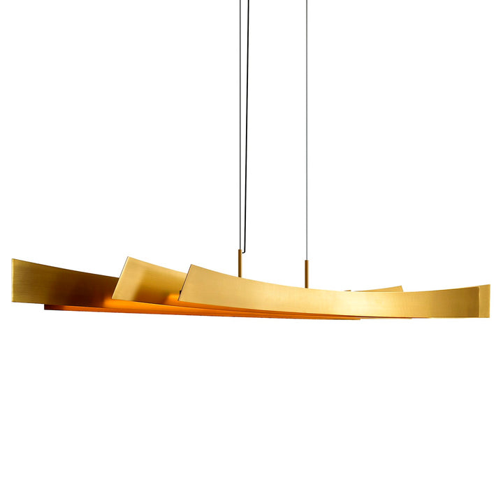 Integrated Led Brass Chandelier