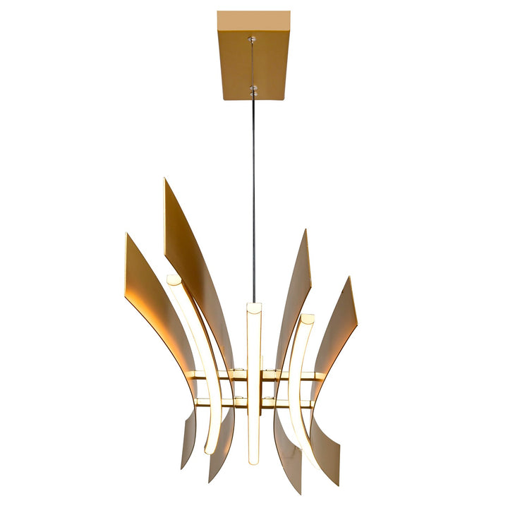 Integrated Led Brass Chandelier